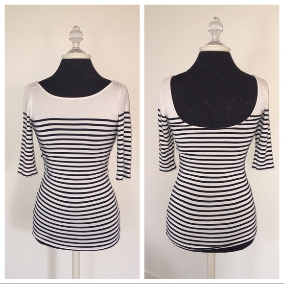 Club Monaco Tops - Club Monaco Scoop Back Shirt